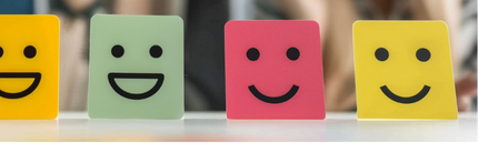 Different happy smileys